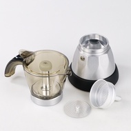 MESIN G7 Alloet Moka Pot Electric Espresso Coffee Maker Coffee Cooking Machine 400w 3 Cup 150ml Jk30