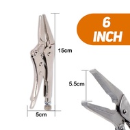 Long Nose Straight Jaw Lock Vise Grip Clamp Hand Tool Playar Pengunci 10inch 9.5inch 6inch Locking P