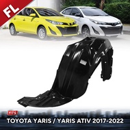 ซุ้มล้อพลาสติก ซุ้มล้อหน้า รุ่น โตโยต้า ยาริส เอทีฟ TOYOTA YARIS ATIV ปี 2017 - 2022