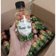 Doorgift botol +kacang 3layer own refill
