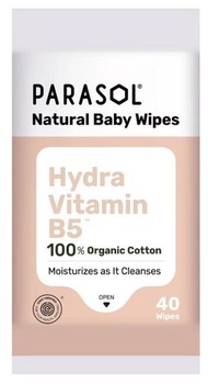 有機棉嬰幼兒濕紙巾 (40片, 單包)