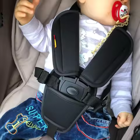Baby Stroller Safety Belt Shoulder Protector Protective Cover Baby Walking Artifact Stroller Shoulde