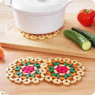 Heat insulation pad heat pad Household Bamboo Anti-Scalding heat insulation pad Bamboo Burn-Proof pa
