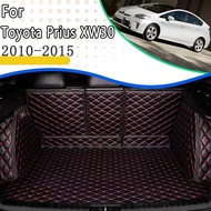 Car Trunk Mats For Toyota Prius XW30 2010 2011 2012 2013 2014 2015 Waterproof Dedicated Car Trunk Mats Car Accessories Interior