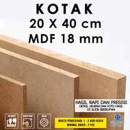 Box 20 x 40 cm - MDF 18 mm - Wooden board MDF/