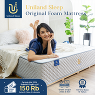 Uniland Sleep Kasur Busa Original 30cm Foam Mattress Box Free Bantal &amp; Free Ongkir Jawa Bali