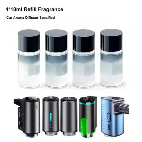 10ml Refill Essential Oil for Car Air Freshener Air Vent Outlet Diffuser Additional Fragrance Smell 