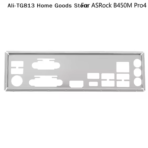 [TG813]NEW Stainless Steel Shield Back Plate BackPlate Bracket Baffle Motherboard Blank For ASRock B
