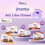 Flimeal Strawberry Strawberry Flavor 1 Box 12 Sachets (Meal Replacement by Flimty)