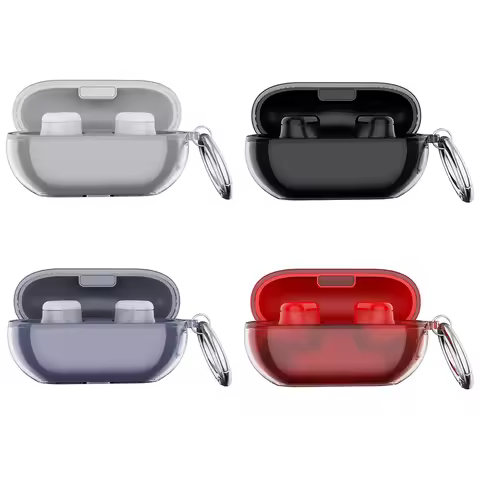 Soft Protective Cover Shockproof Protective Case with Keyring Charging Case Skin Cover for Beats Sol