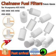 Chainsaw Fuel Filters 5mm/6mm for Husqvarna 36 40 41 42 45 50 51 55 55 61 66 77 232 268 272 385 395 435 435E 440E 444 455 455E 460 461 480 570 570XP 570EPA 576XP 435 435E 440 440E