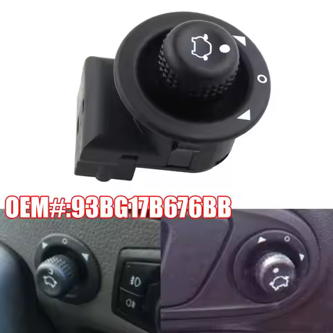 Car Rearview Rear Mirror Adjuster Control Switch Knob For Ford Mondeo MK II Estate 1996-2000 MK2 MK3