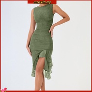 DUNEA  Women's Sleeveless Backless Party Dress