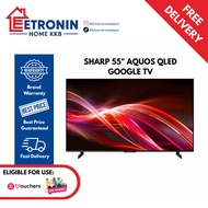 SHARP 55" AQUOS QLED Google TV 4T-C55HN7000X