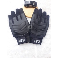 Leather gloves_Full finger motorcycle gloves_byker gloves