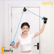 LANFY Shoulder Joint Exercise Support, Sports Ropes No Noise Design Pulley Ring, Sports Upper Limb S