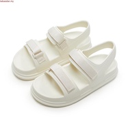 UTUNE Womens Sandals Strip Beach Style Sandal Casual Soft Sole Non-p Flat Women's Shoes