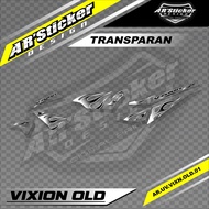 Stiker Vixion Old Transparan Sticker Decal Vixion Lama Striping List Motor Yamaha VIXION Variasi API