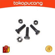 Steel Bolts & Nuts 8.8 - M 12 x 40 mm (HT B/N 8.8 - M12x40) - P1.75 Half