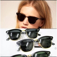 Club Master Glass Eye Mirror/Unisex Sunglasses (Ready Stock) hhr999