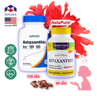 นูทรีคอสท์ แอสต้าแซนทีน 6 mg x 120 เม็ด Nutricost Astaxanthin /กินร่วมกับ แอสต้าแซนธิน ไบโอติน บิลเบอร์รี่ คอลลาเจน น้ำมันปลา โอเมก้า 3 กระเทียมสกัด กลูต้า ลูทีน พิคโนจินอล ขมิ้นชัน วิตามินซี Asta Oil Astareal