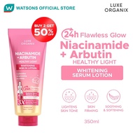 LUXE ORGANIX Niacinamide + Alpha Arbutin Whitening Serum Lotion 200ml