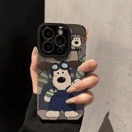 Handy Shopkeeper Dog Suitable for Apple 16promax Phone Case New iPhone15plus All-Inclusive 14por Sil