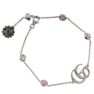 【日本直送】Gucci 雙G 手鍊 銀 925 x 珍珠母貝 約 6.3g женские 【二手品】