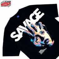 OVERSIZED T-SHIRT - HANDFACE - BLACK - DBRK RVNG " SAVAGE " | kaos kasualkaos vintageskaos skenakaos