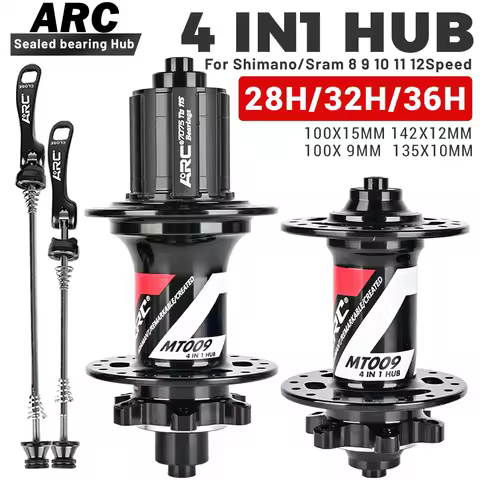 Bicycle Hubs ARC MT009 Mountian Bike Hub Front Rear Bike NBK Bearing Hub 6 Pawls 114T Hub For HG 11V