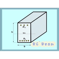 RC Beam Design Analysis Excel Spreadsheet