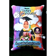 Bantal bergambar hari Apresiasi anak2. Saiz a4
