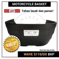 𝗙𝗥𝗘𝗘 𝗦𝗞𝗥𝗨 BKP BASKET HONDA WAVE S110 DX 110 W110DX DX110 Plastic Plastik Pvc Motor Front Bakul Depan Raga