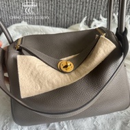 🌈Hermes🧡Lindy 26🧡錫器灰金扣🌟98新🌟TC皮🌟