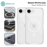 Compatible Case With iphone 17e / 16e 6.1" Nillkin Nature TPU Pro Hybrid Casing Cover Magnetic Magsa