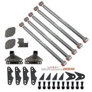 Weld-On Parallel 4 Link Suspension Kit For Universal Rod Rat Truck Car Air Ride