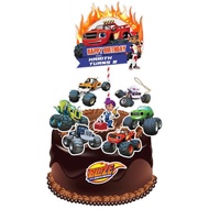 Blaze and the Monster Machine Cake Topper for cake decoration DIY