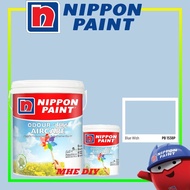 NIPPON PAINT 5L PB 1538 P BLUE WISH Interior Smooth Sheen / Matt Finish Paint Cat Dinding Dalam Ruma