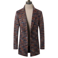 ✨2025✨ raya baju jaket lelaki  Autumn and Winter Youth Trendy Men Personality Common Style One Butto