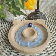 Aquamarine Heart Bracelet