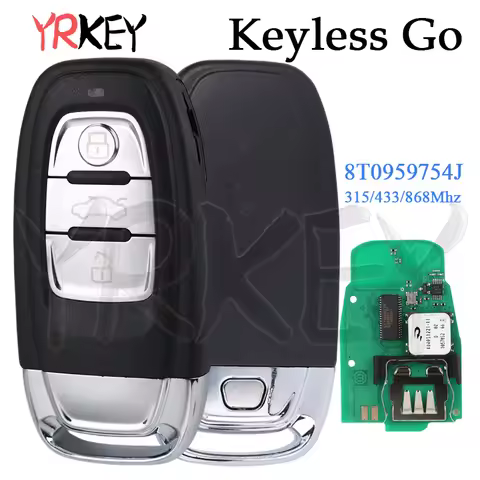 Smart Car Key for Audi A4 A5 Q5 A6L A7 S6 FCCID 754J 754D/H/F/C/B Keyless Go Remote Key 315/433/868M