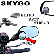 SKYGO Blink 125 Motorcycle Blind Spot Mirror | For Car 1Pair Color Black Motorcycle Accessories