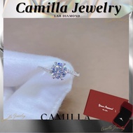 Camilla Jewelry Engagement Ring For Women Original/Moissanite Diamonds With Certificate/Simple Engag