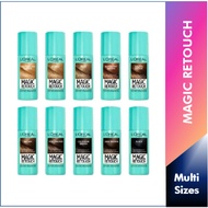 Magic Retouch Instant Colour Spray / Concealer (For Grey Hair Coverage), 75ml
