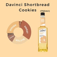 Davinci Shortbread Cookies Syrup 750ml