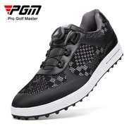 รองเท้ากอล์ฟผู้ชาย PGM สีดำ (XZ224) แบบผูกเชือกอัตโนมัติ Auto Golf Shoe Size EU : 40-45 พร้อมส่งทันท