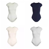 Skims New Cotton Jersey Tank Top Jumpsuit - Large Round Neck | Women's Clothing