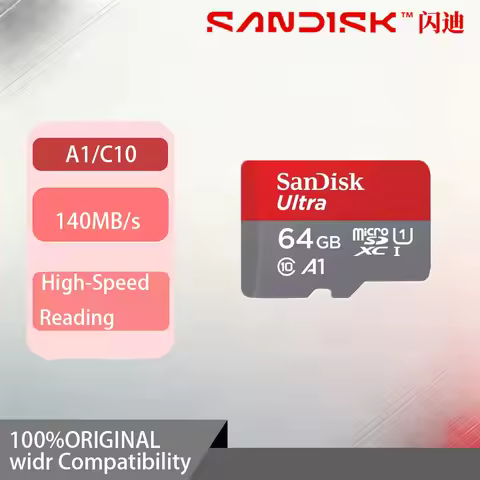Original Sandisk Memory Card 32GB 64GB 128GB High Speed TF micro sd card Class 10 UHS-I flash card M