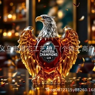 Whiskey Eagle Wine bottle Eagle whiskey bottle Glass Material whiskey bottle