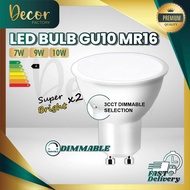 MR16 Led Bulb / GU10 Led Bulb 7W 9W 10W Spot / Eyeball Bulb Mentol Bulb Siling LED 3 Color Direct Cu